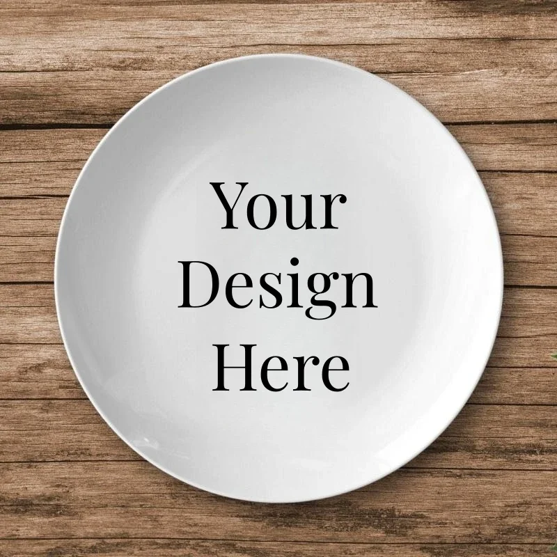 Home Bar Setup - Personalized Custom Ceramic Plate with Stand