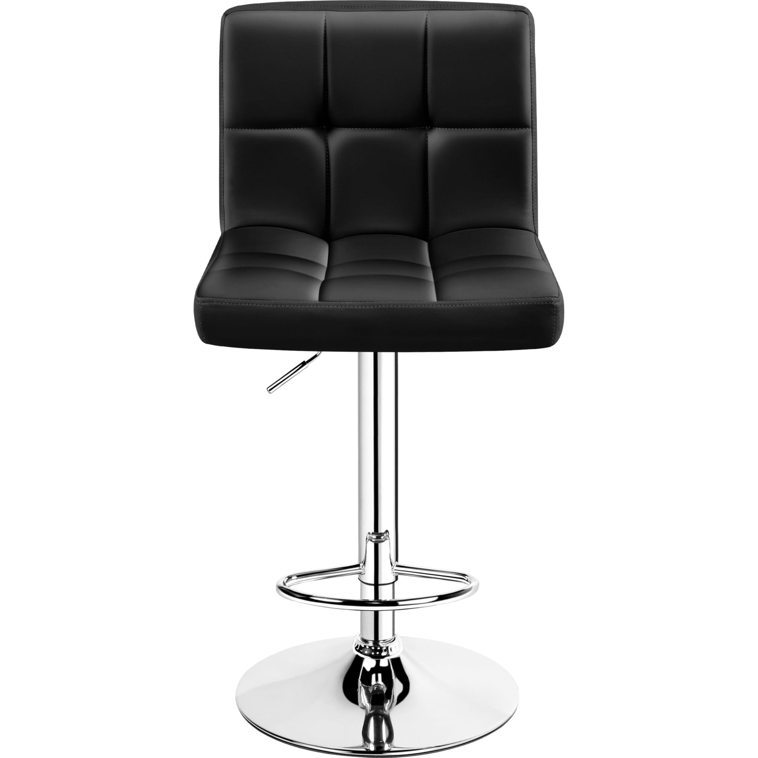 Home Bar And Counter - Modern Adjustable Bar Stools, PU Leather