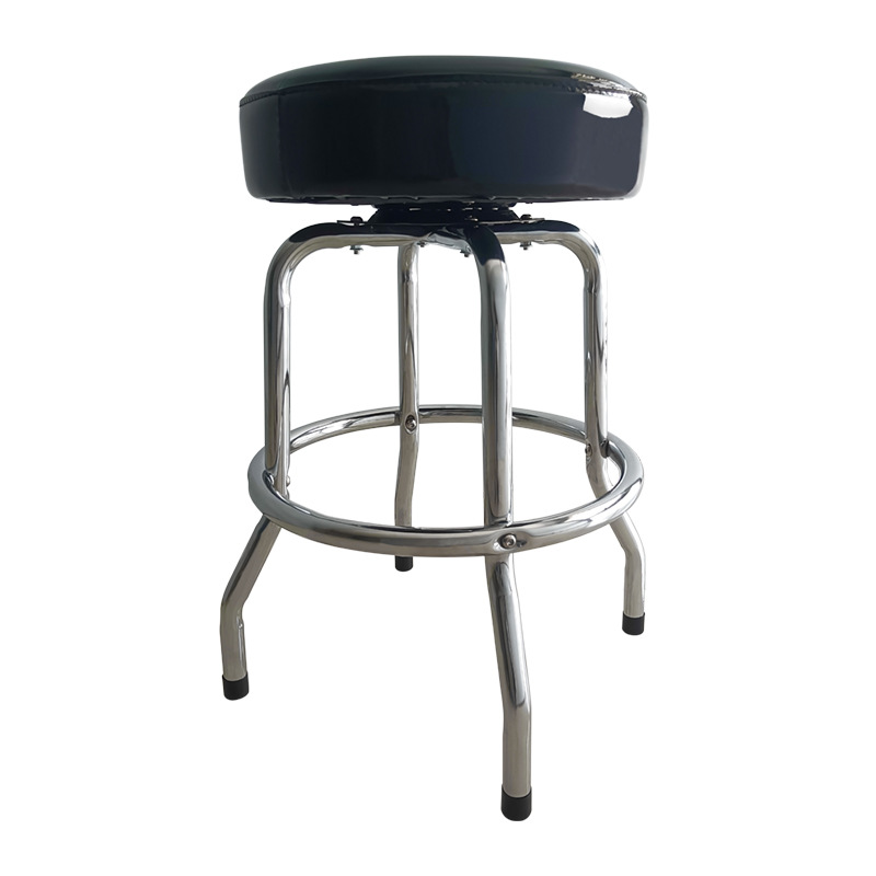 Home Bar Stools - 360 Degree Rotating Black Guitar Stool,