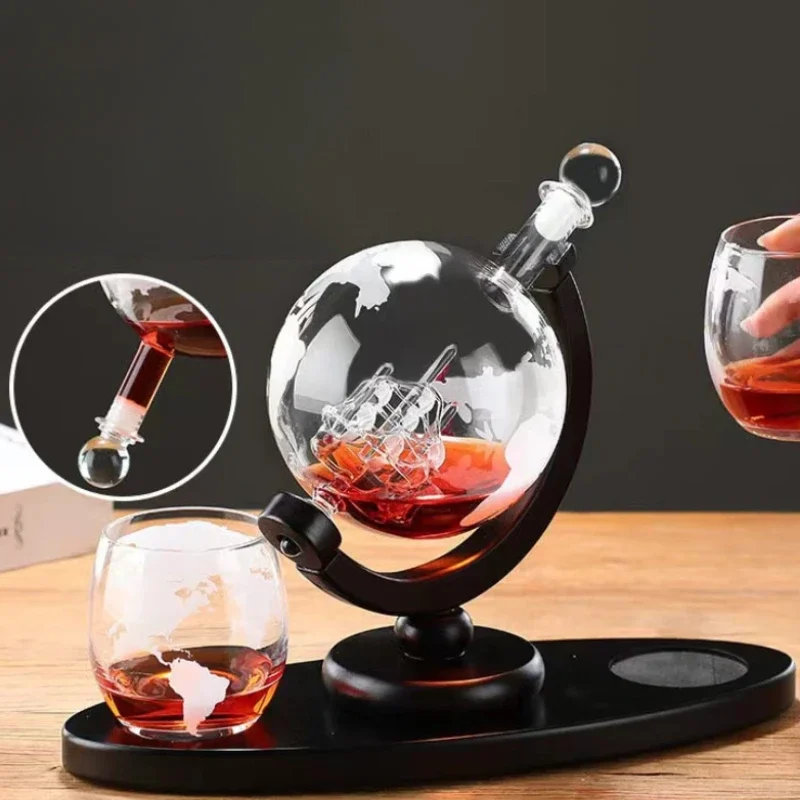 850Ml Whiskey Globe Decanter S - Decanter Globe Set ulasan dan harga