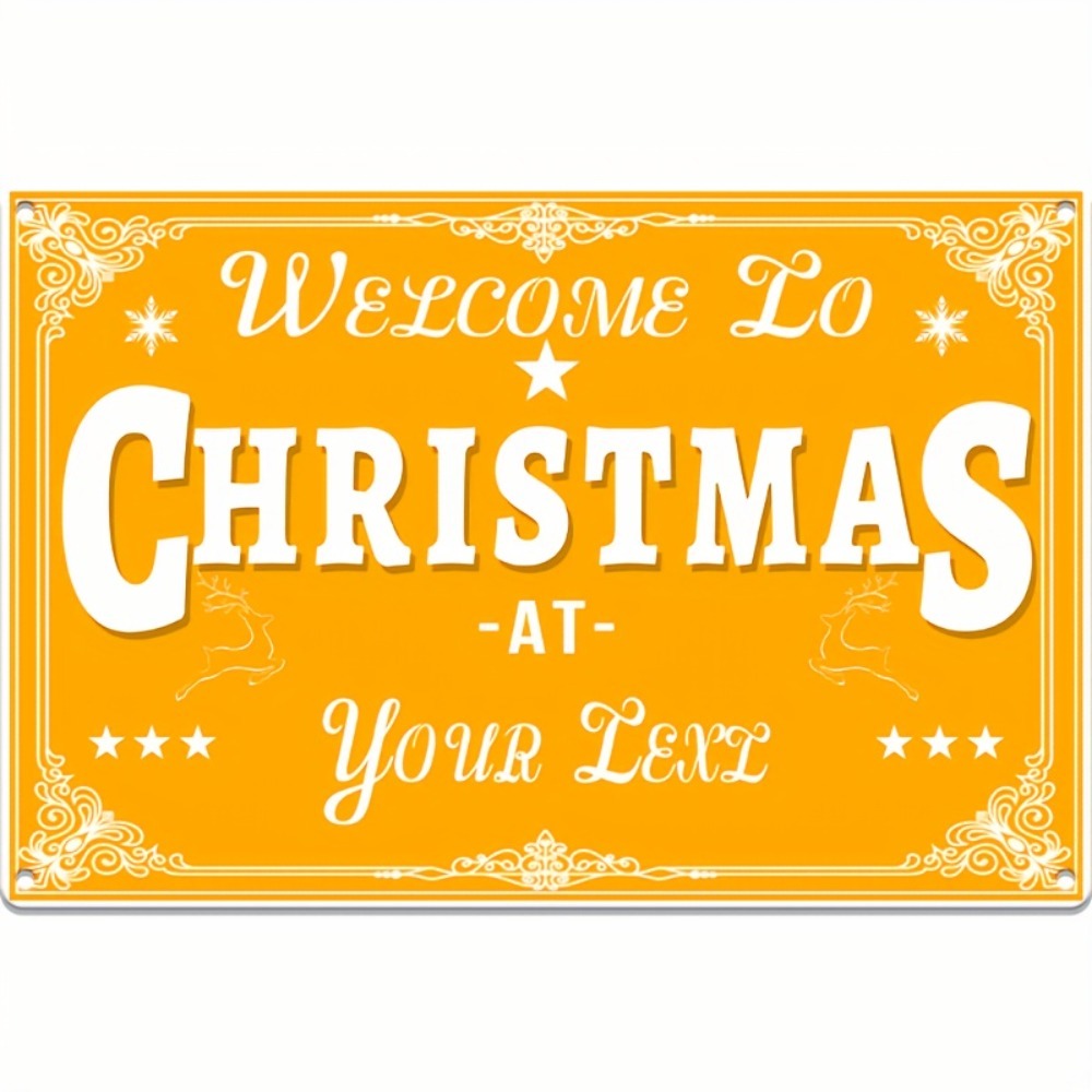 Custom 2D Flat Merry Christmas - Home Bar Signs ulasan dan harga