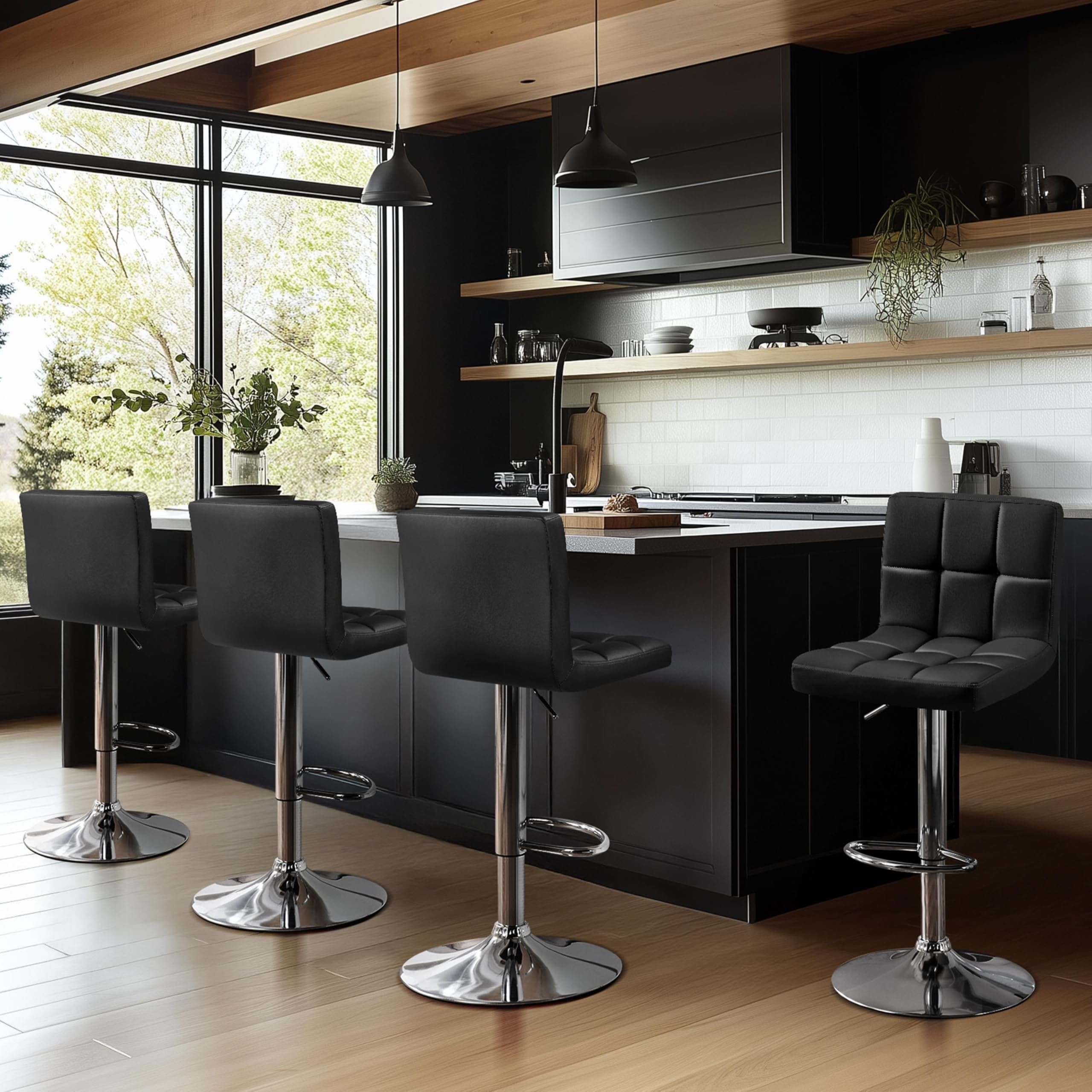 Modern Adjustable Bar Stools,  - Home Bar And Counter ulasan dan harga