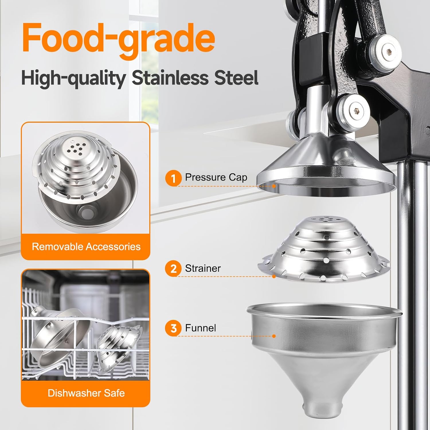Cast Iron Manual Citrus Juicer - Citrus Juicer Bar ulasan dan harga