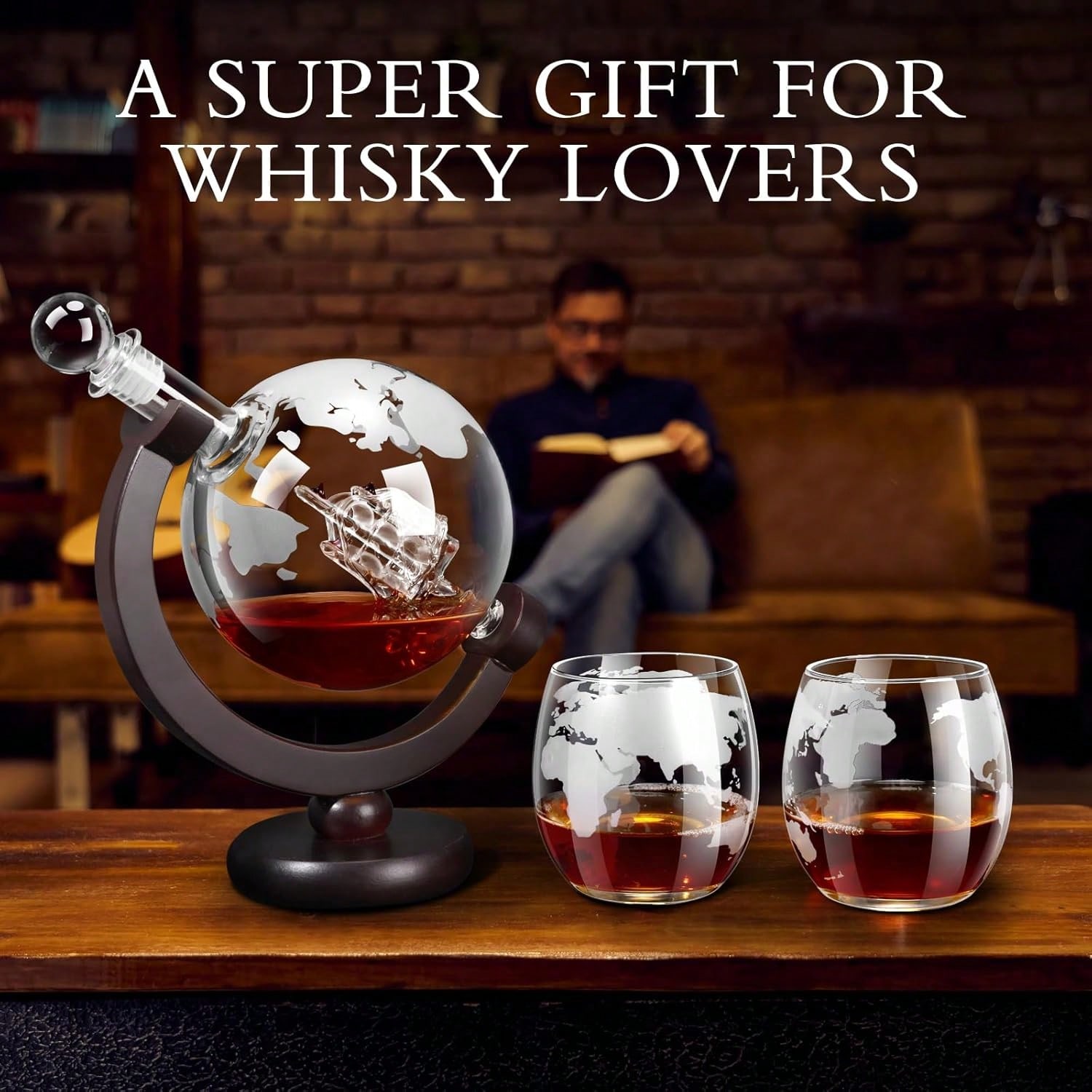 Whiskey Decanter Globe Set for - Decanter Globe Set ulasan dan harga
