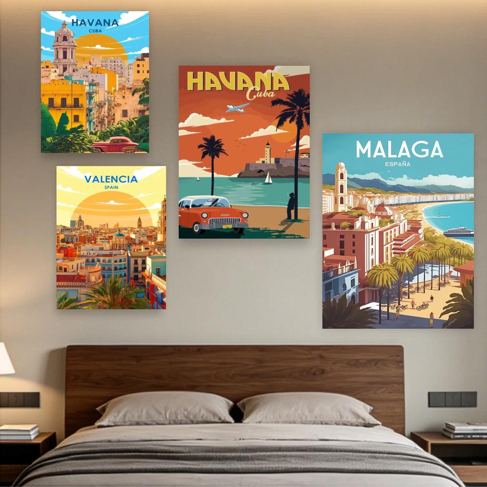 Spain Travel Poster Paris Gran - Home Barcelona ulasan dan harga