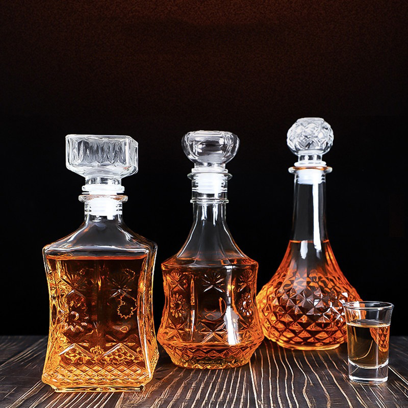 Luxury 500ML/1000ML Glass Liqu - Decanter Globe Set ulasan dan harga