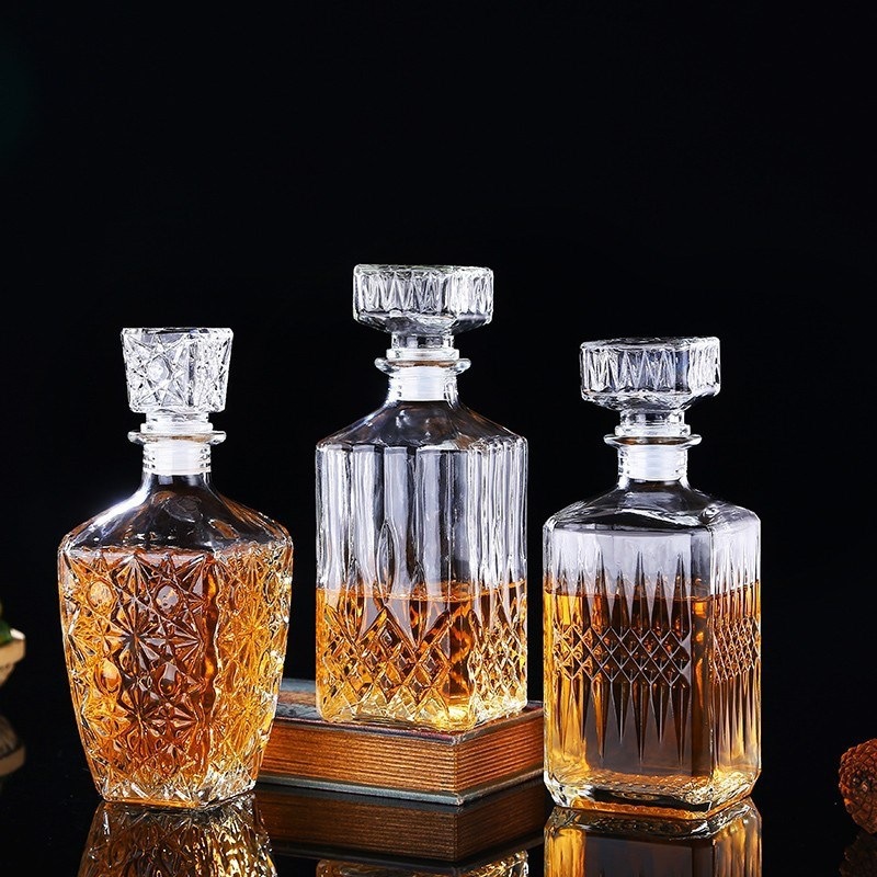 Luxury 500ML/1000ML Glass Liqu - Decanter Globe Set ulasan dan harga