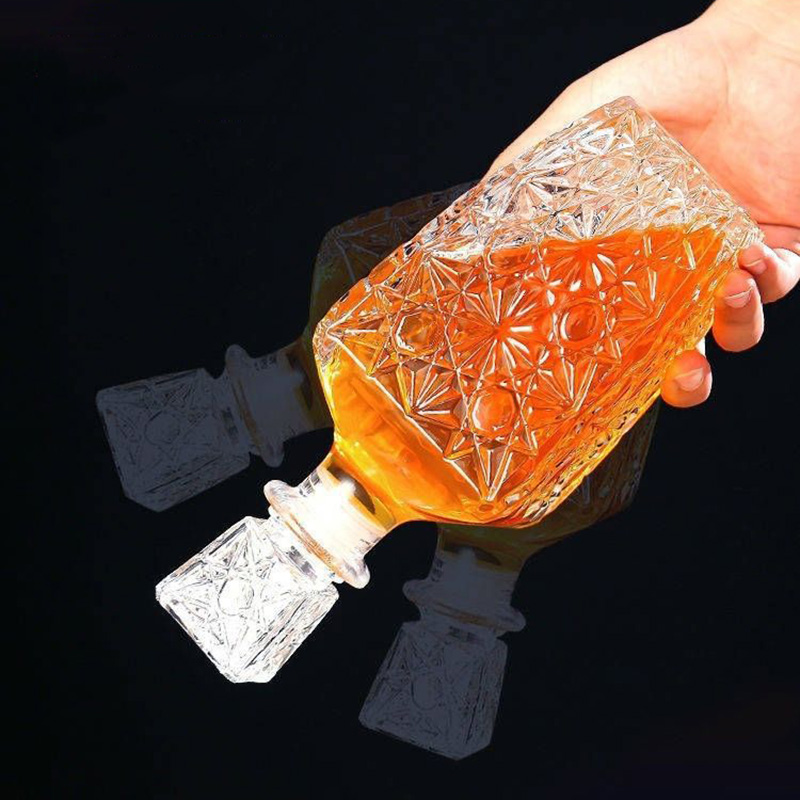Luxury 500ML/1000ML Glass Liqu - Decanter Globe Set ulasan dan harga