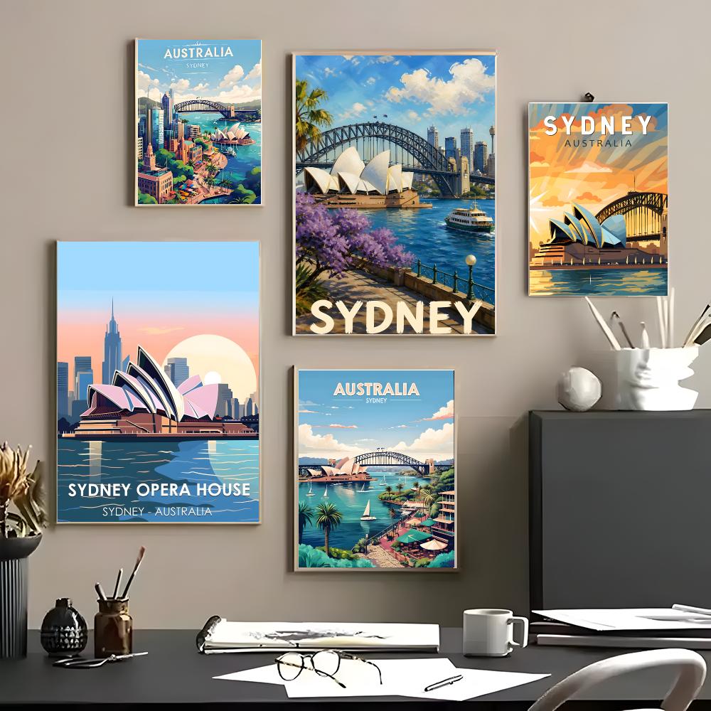 Art Sydney Travel Art Poster S - Home Bar Sydney ulasan dan harga