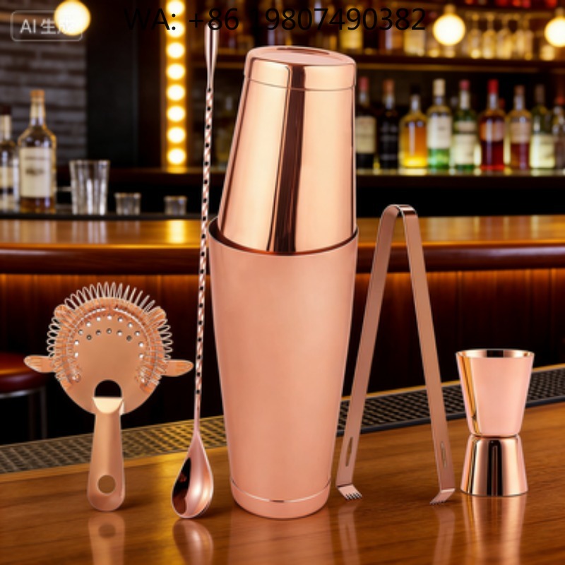 7Pcs Eco Friendly Boston Shake - Boston Shaker Set ulasan dan harga