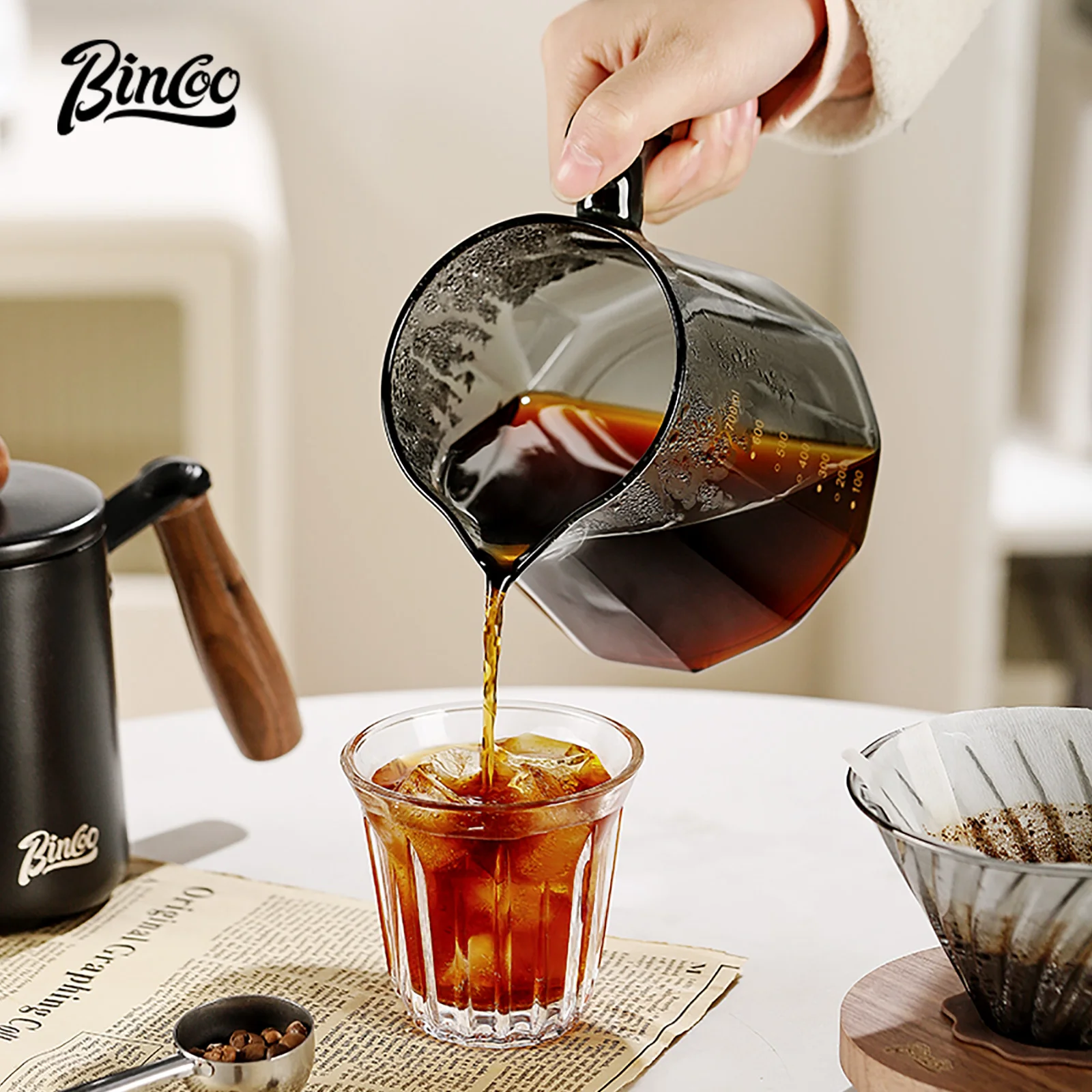 Bincoo 800ml Barista Pour Over - Home Barista ulasan dan harga