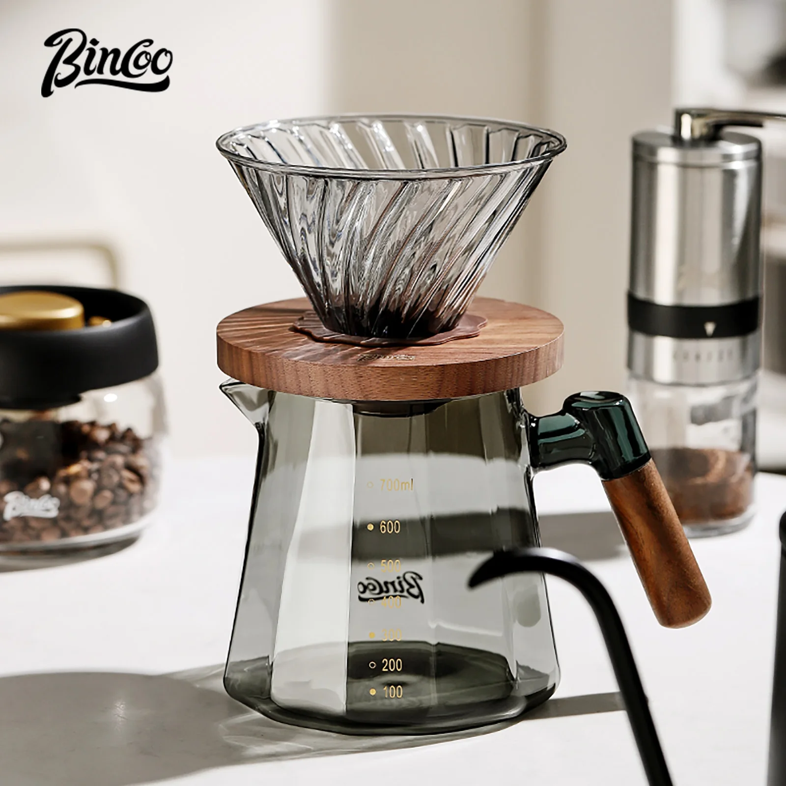 Bincoo 800ml Barista Pour Over - Home Barista ulasan dan harga