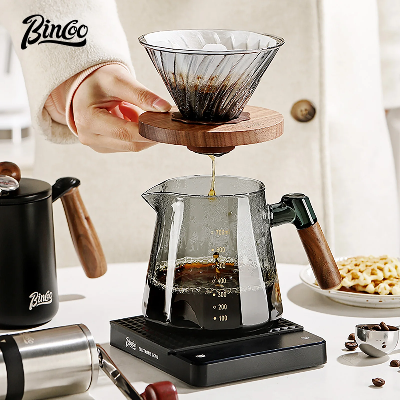 Bincoo 800ml Barista Pour Over - Home Barista ulasan dan harga