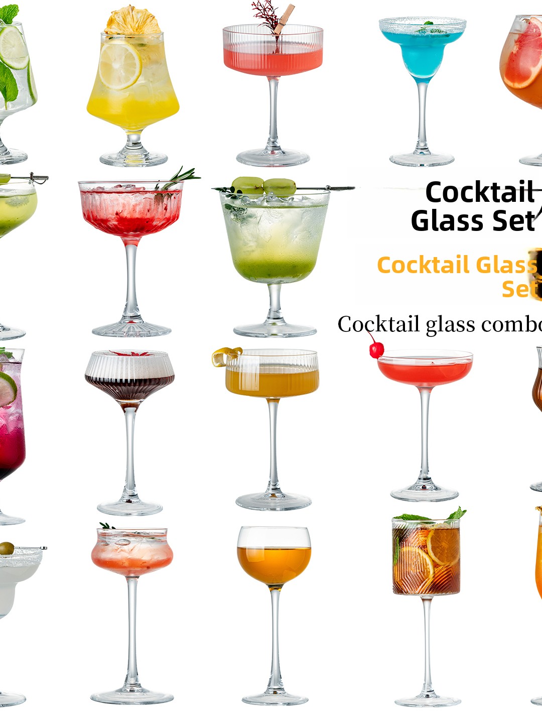 Premium Crystal Glass Cocktail - Highball Glass Set ulasan dan harga
