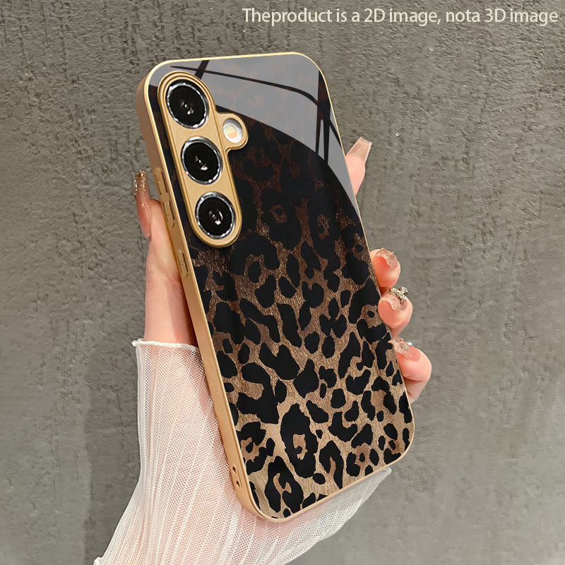 Retro Leopard Print 2D Phone C - Old Fashioned Glass ulasan dan harga